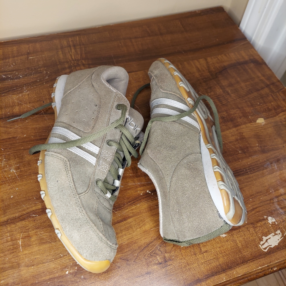 Reebok Olive Green Athletic Sneakers - Women's 9.5 US - Picture 2 of 6